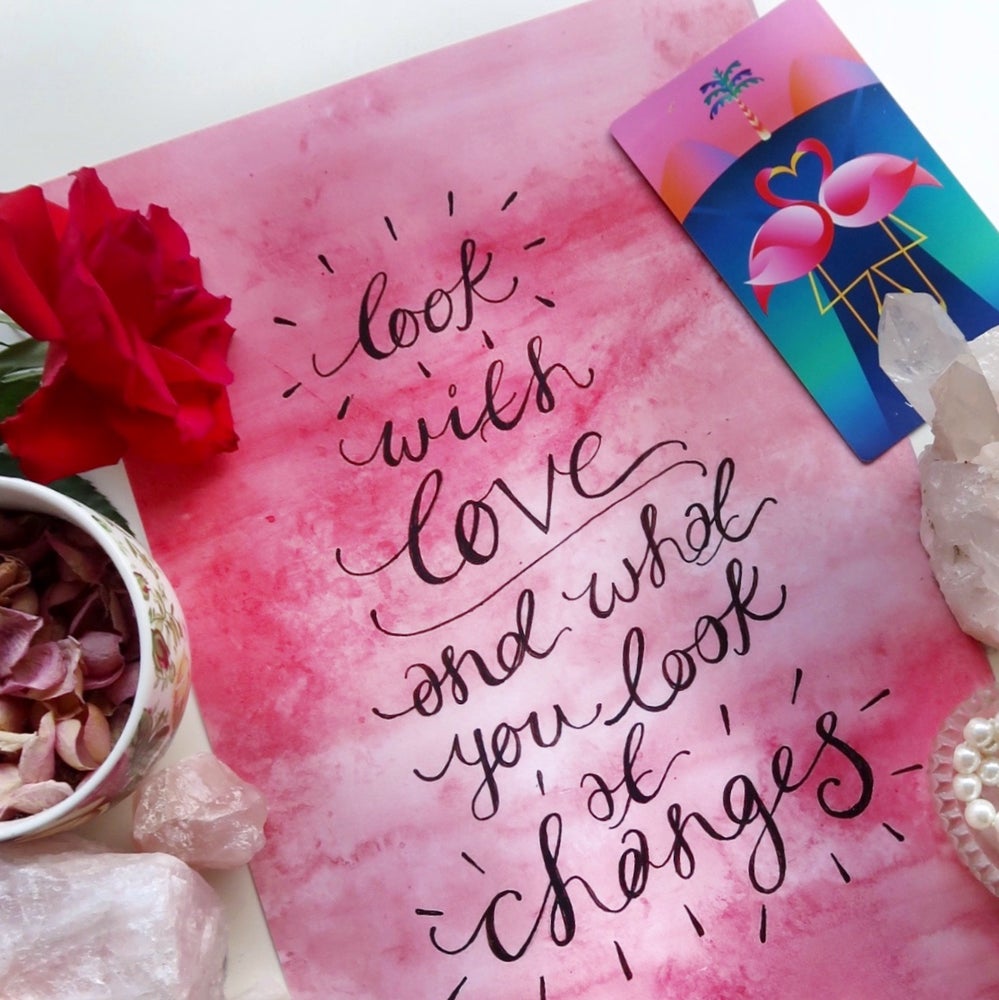 look with love... - A4 print