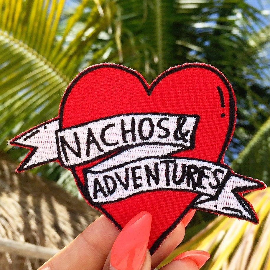 nachos & adventures sew-on patch