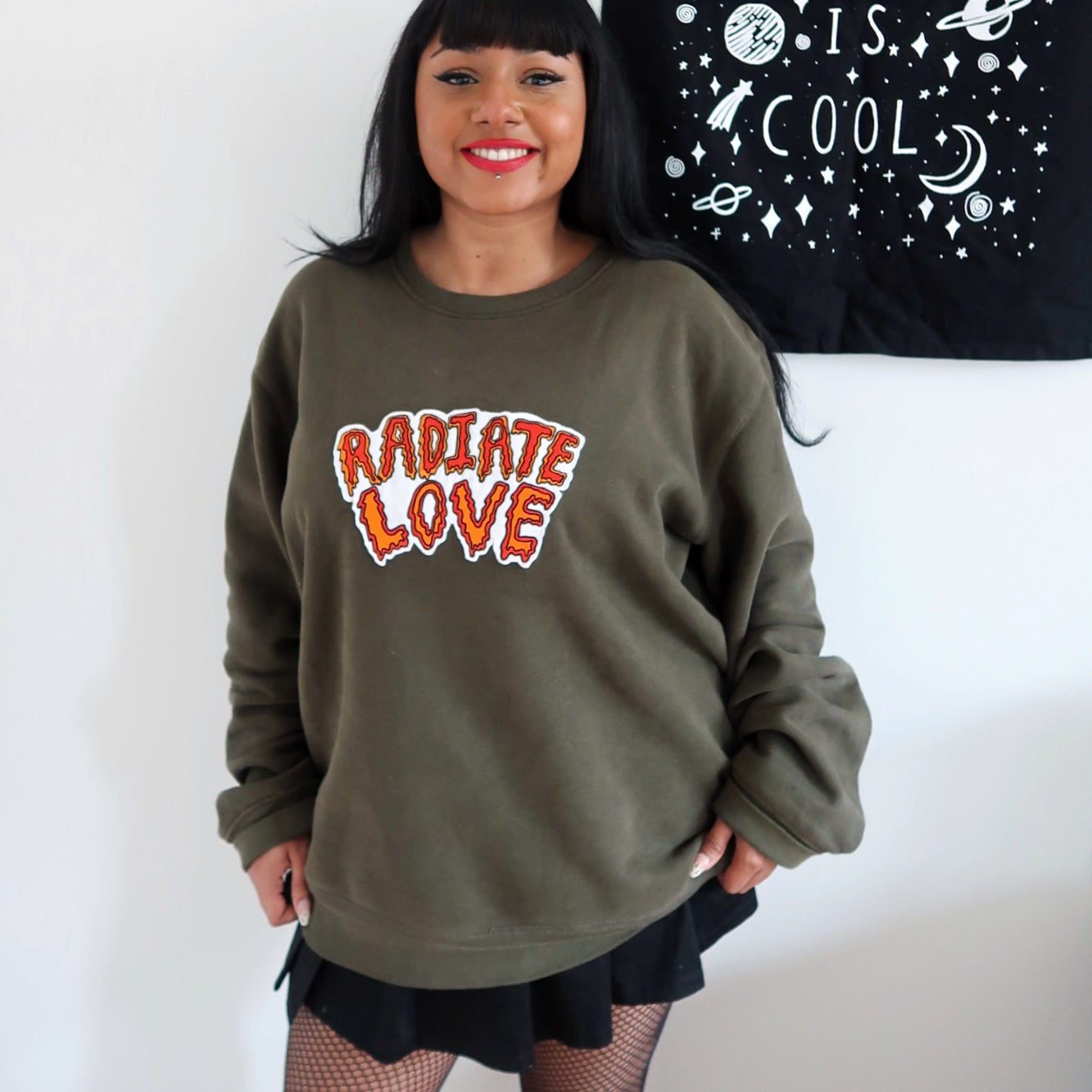 radiate love sweatshirt - as worn by ariana grande