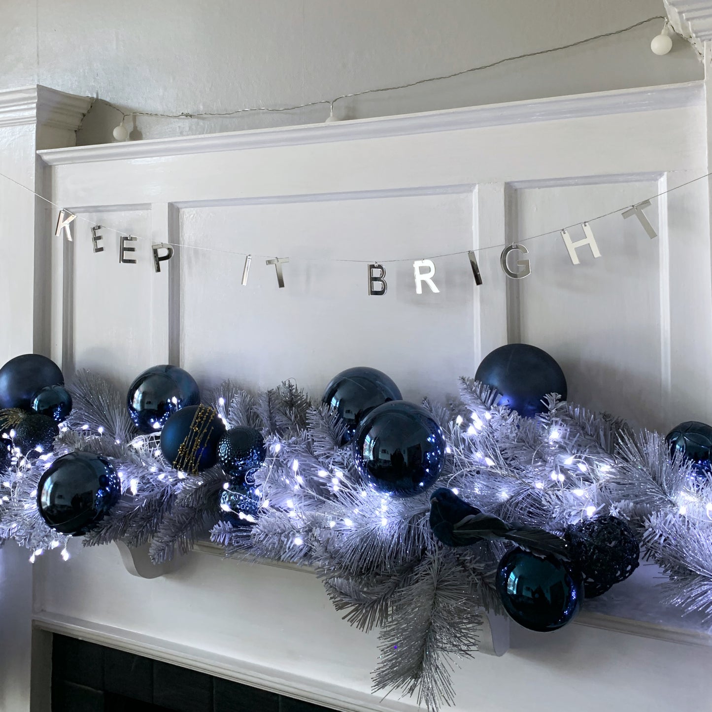 keep it bright silver garland