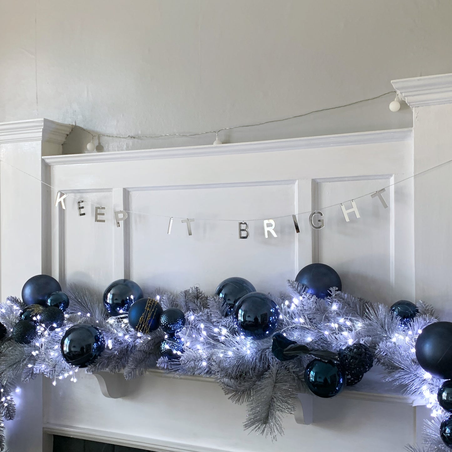 keep it bright silver garland