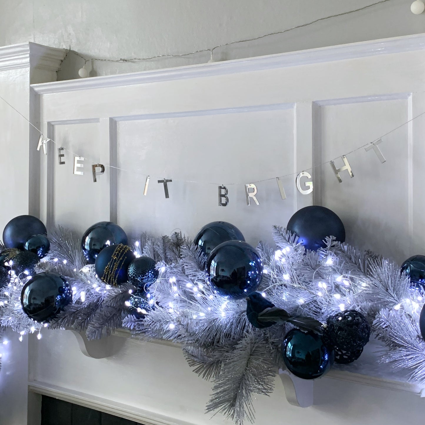 keep it bright silver garland