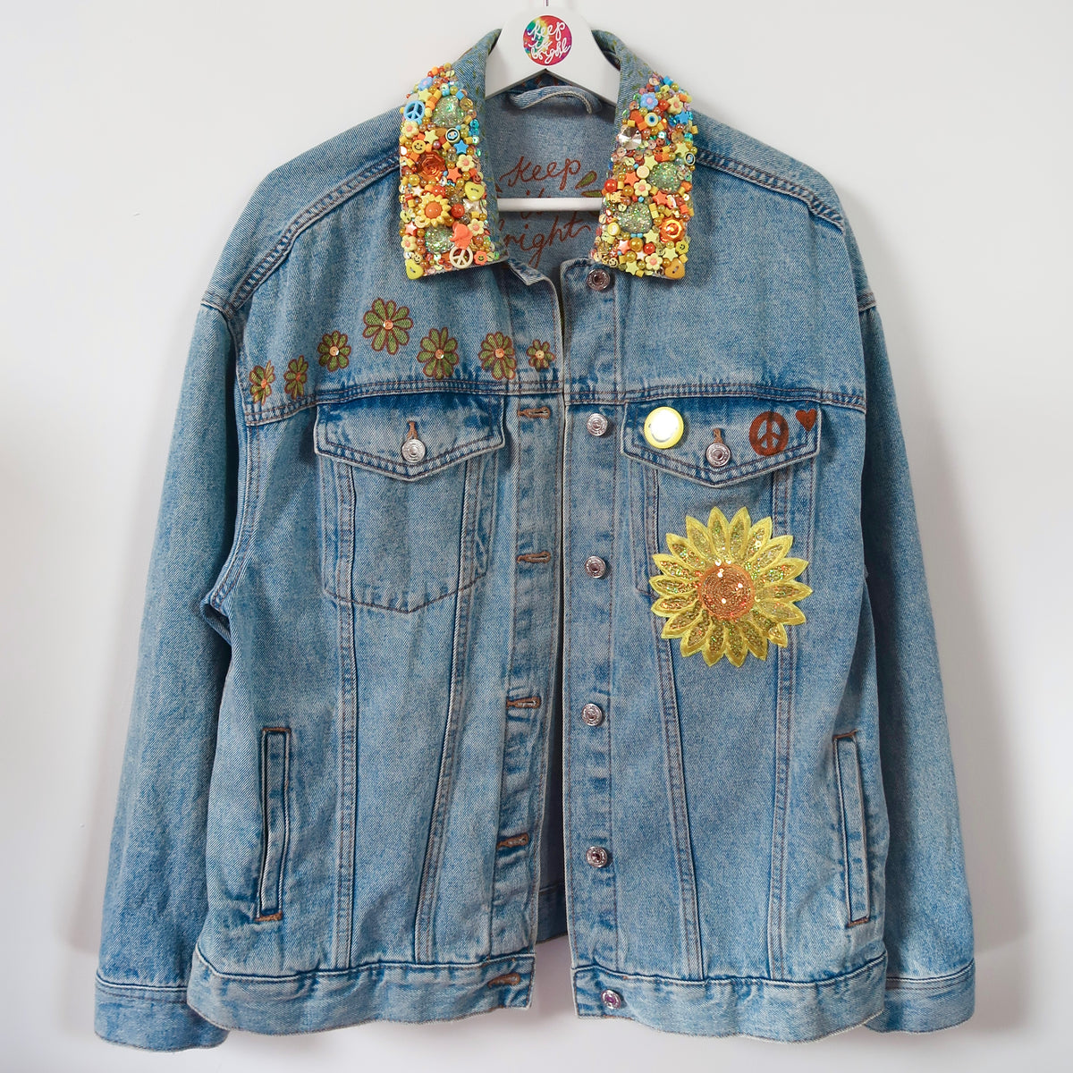 the ‘sunny days’ denim jacket
