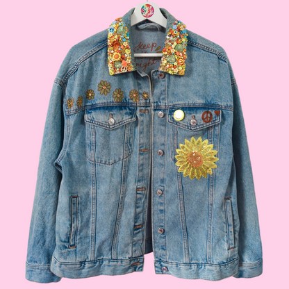 the ‘sunny days’ denim jacket