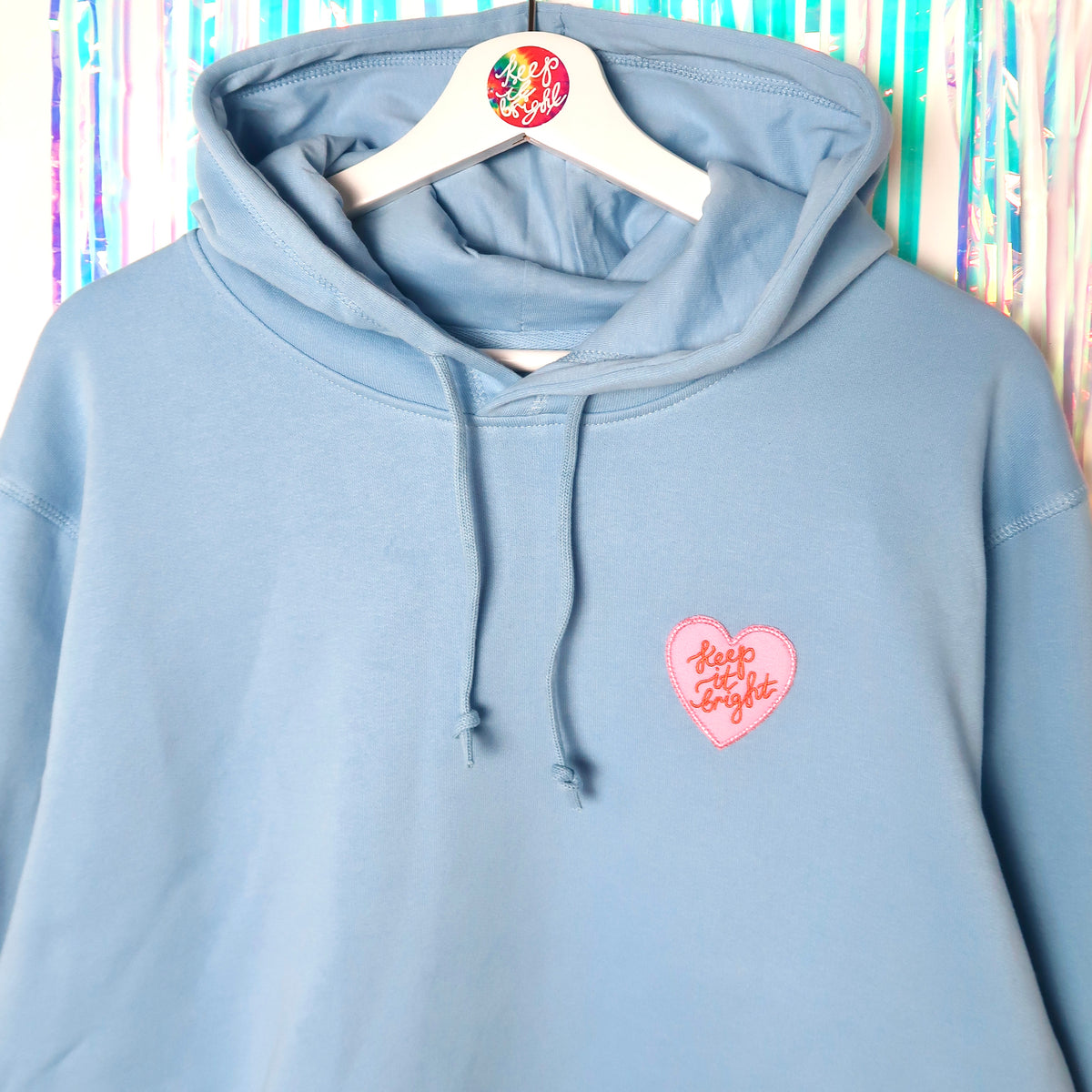 keep it bright hoodie - blue