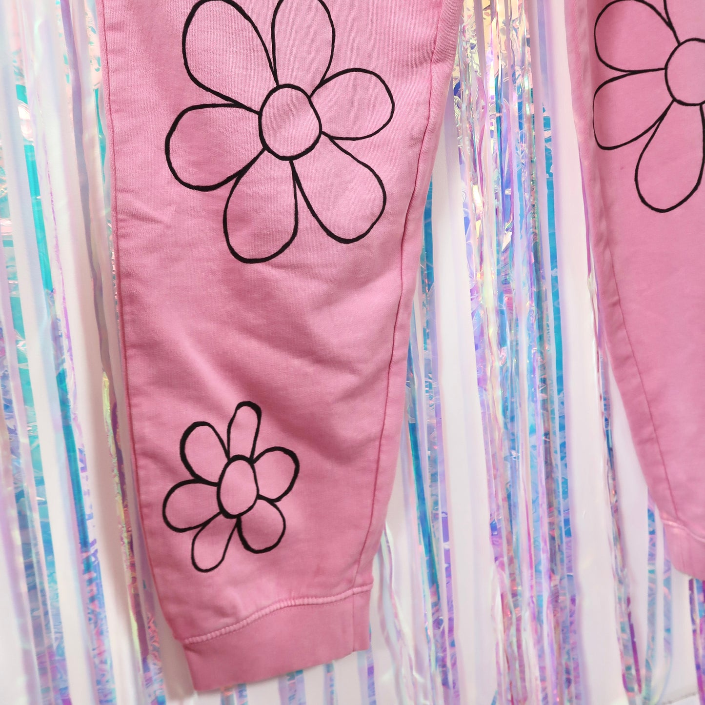 flower power lounge pants - pink