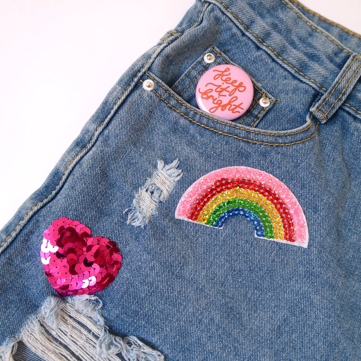 endless summer denim shorts