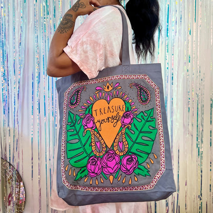 treasure yourself tote bag