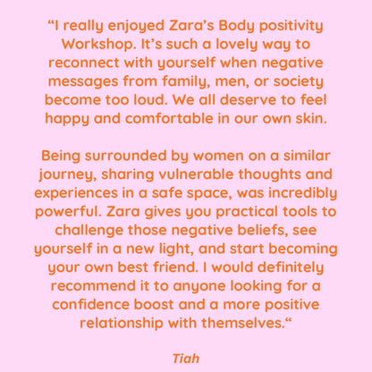 body positivity workshop | manchester | 12th september