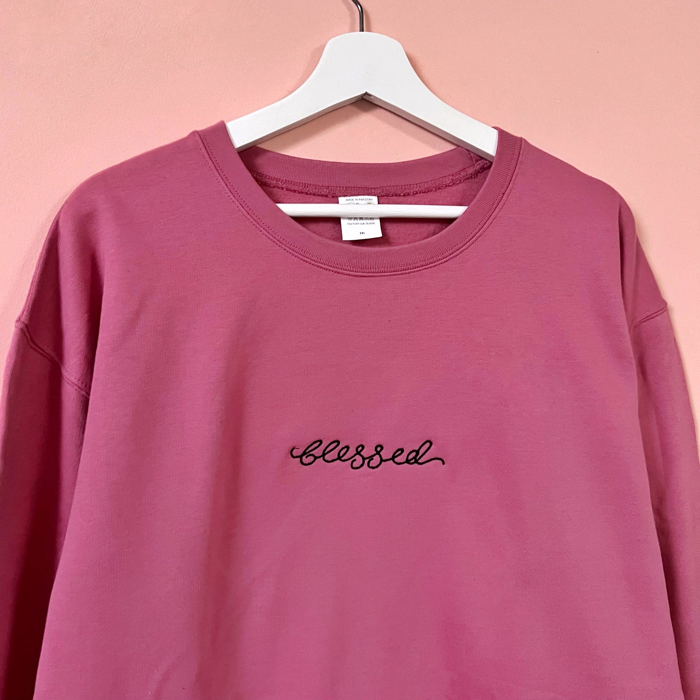 blessed embroidered sweatshirt | 4 colours