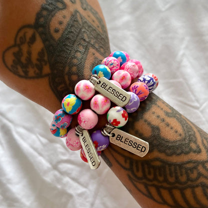 blessed floral bracelets