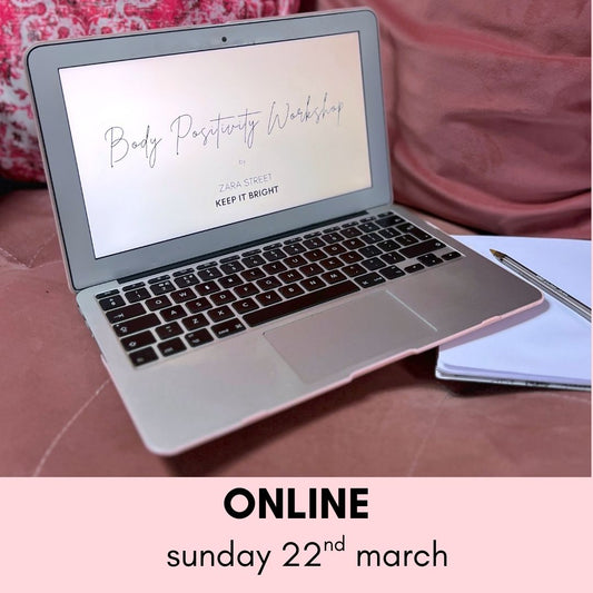 body positivity workshop | online | 22nd march
