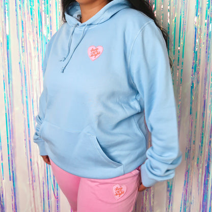 keep it bright hoodie - blue