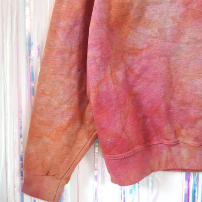 powerful embroidered sweatshirt - tie dye