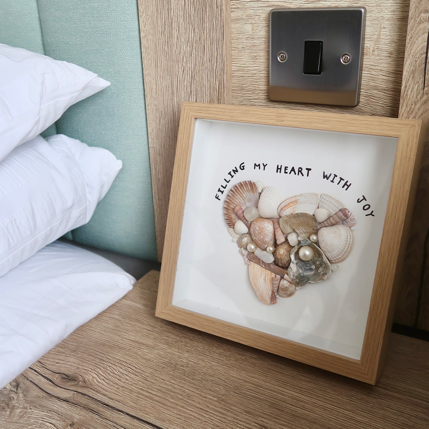 ocean heart - framed art