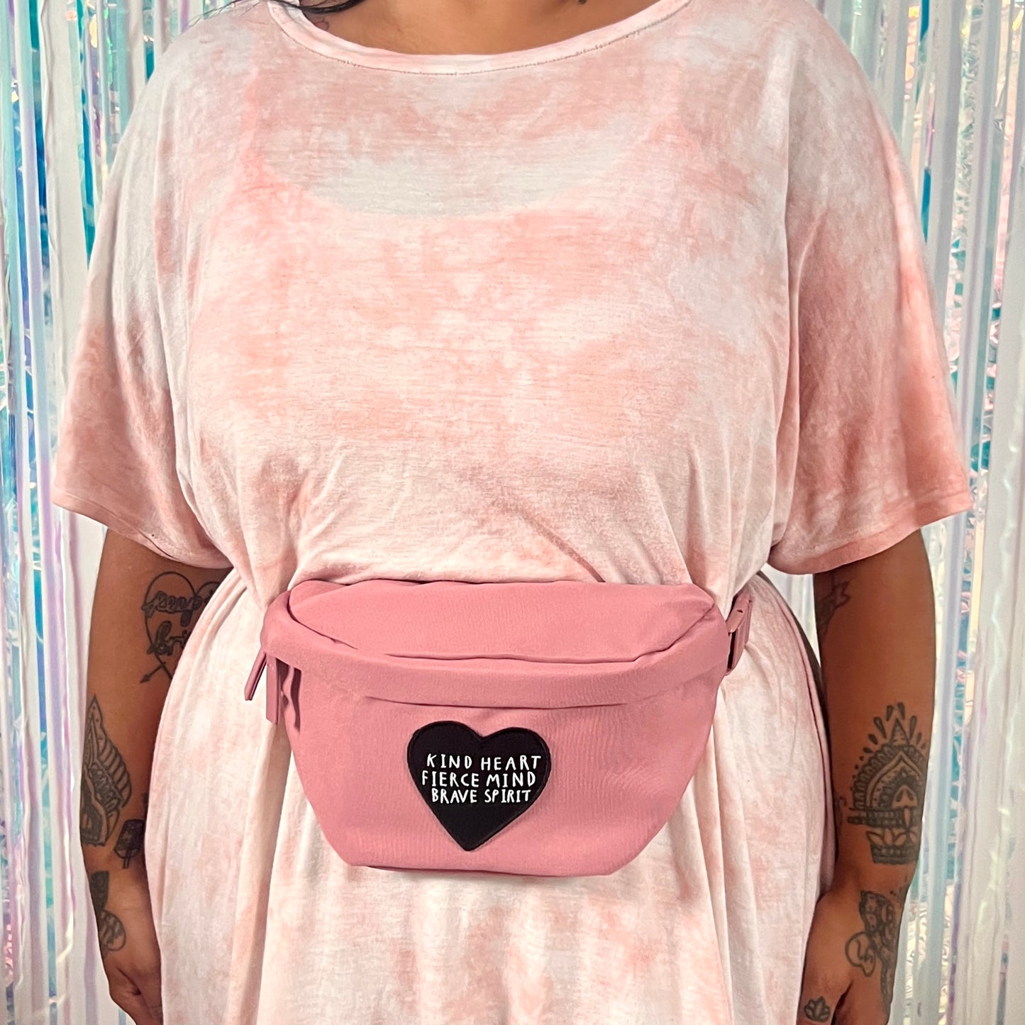kind heart, fierce mind, brave spirit bum bag / waist pack