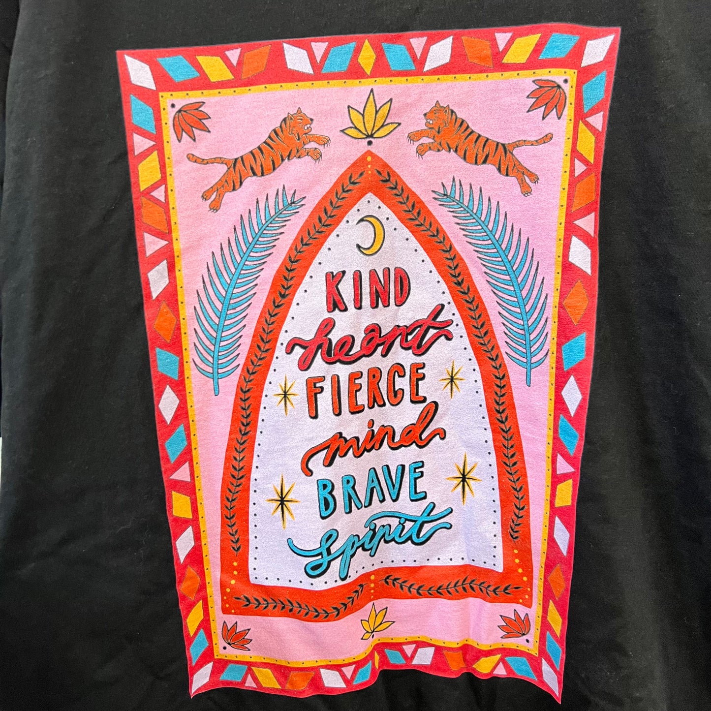 kind heart, fierce mind, brave spirit t-shirt - slightly imperfect