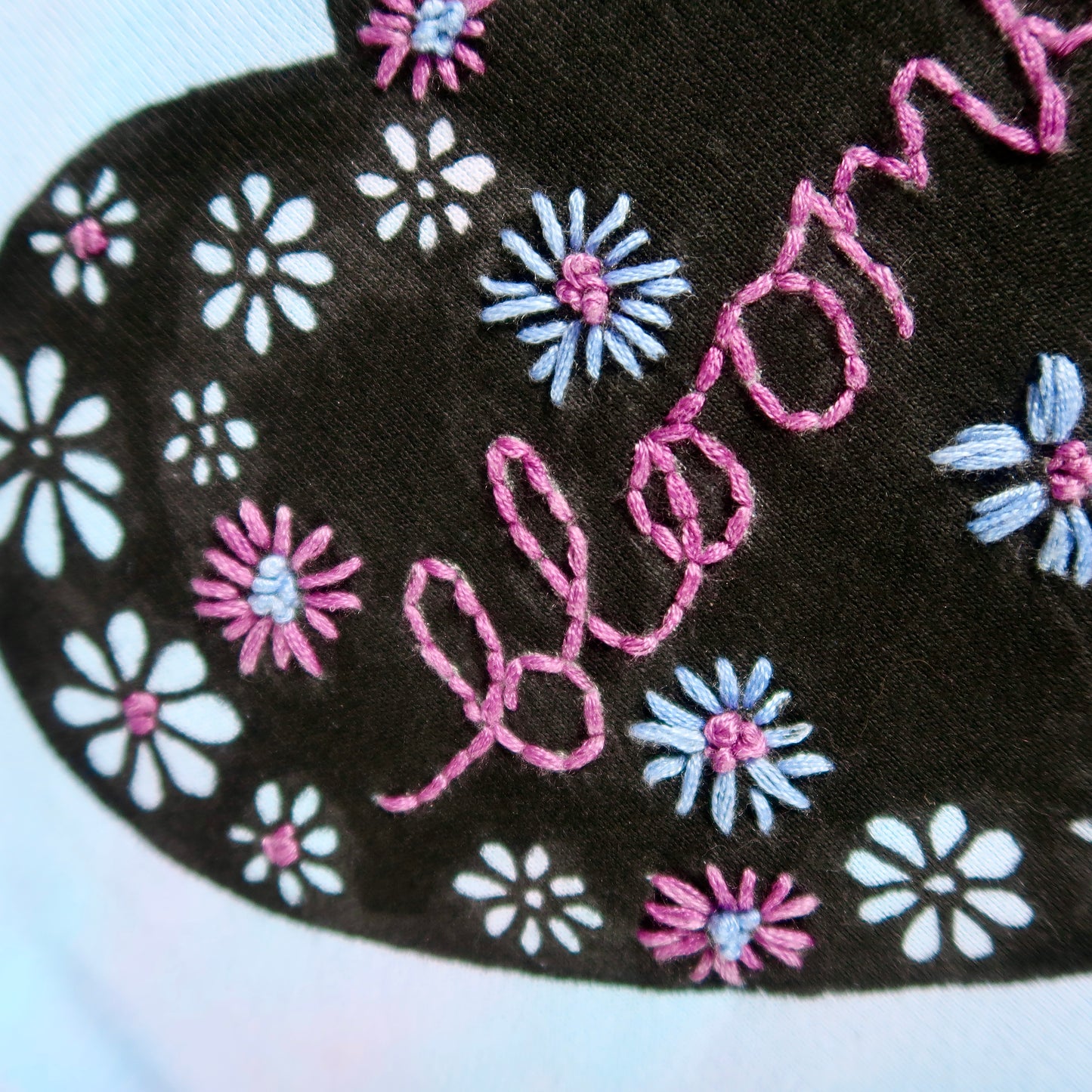 blooming tie dye hoodie