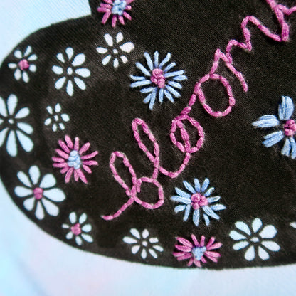 blooming tie dye hoodie