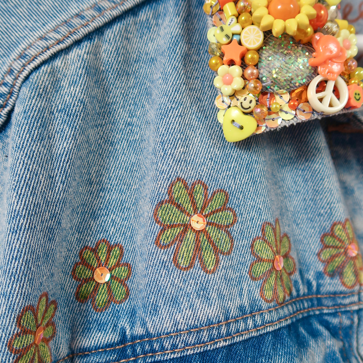 the ‘sunny days’ denim jacket
