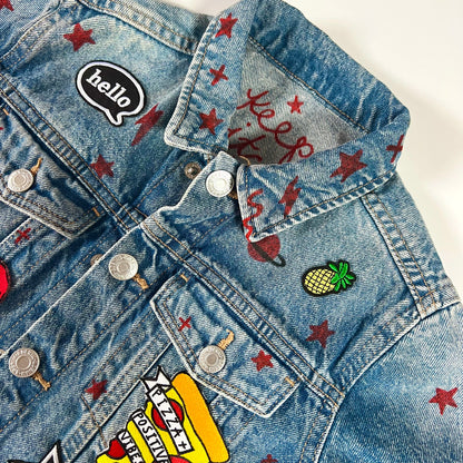 ‘rockstar’ kids denim jacket