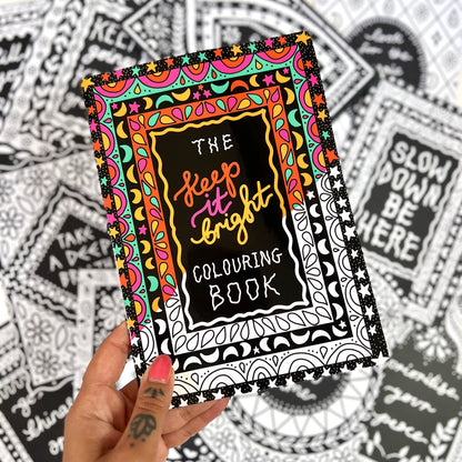 keep it bright colouring book - 10 prints