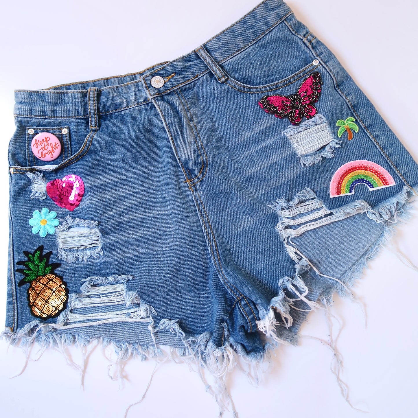 summer dream denim shorts