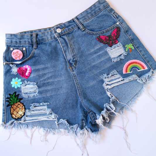 summer dream denim shorts