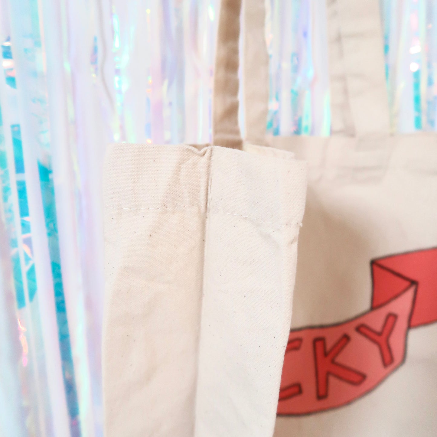 lucky - large tote bag