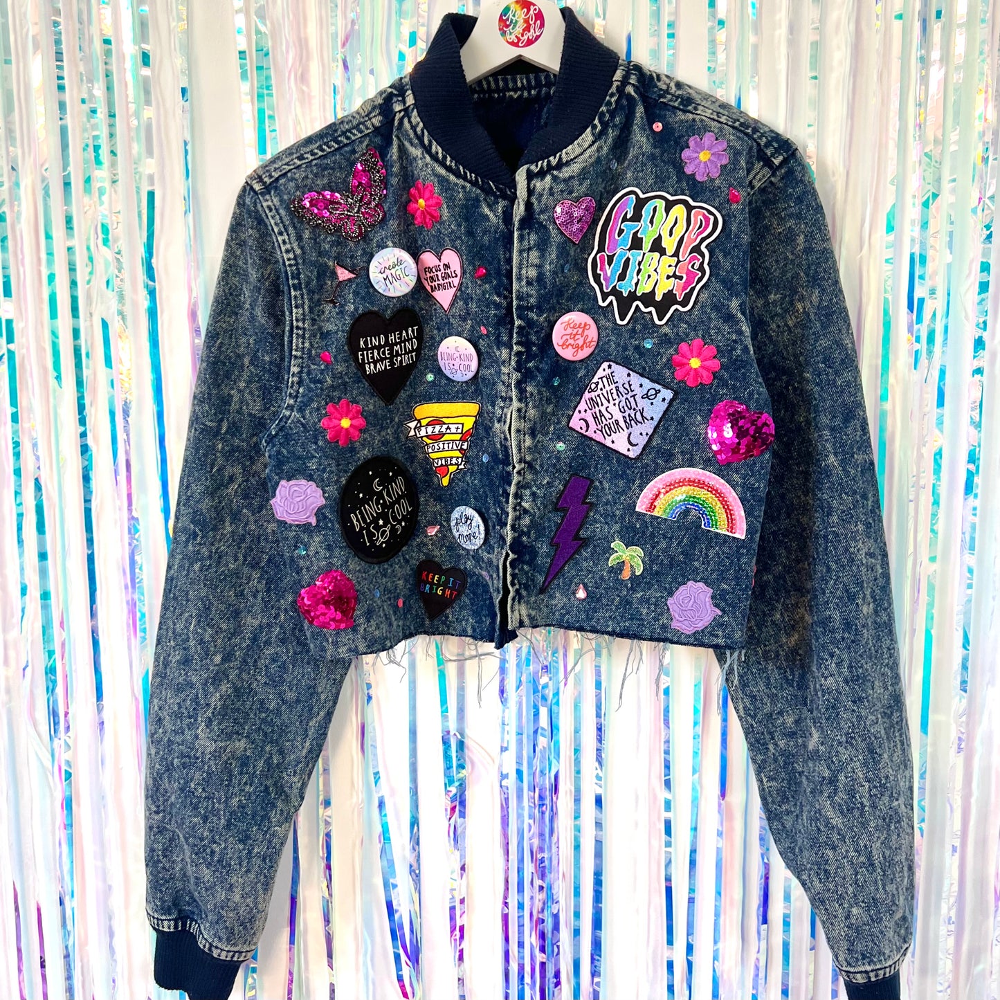 the 'candy’ crop denim jacket