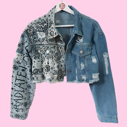 the ‘heart on sleeve’ denim jacket