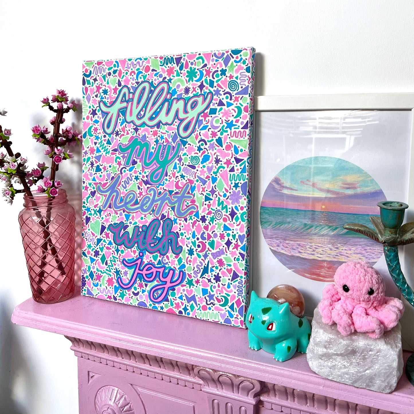 filling my heart with joy canvas