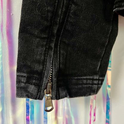 kind heart, fierce mind, brave spirit denim jacket
