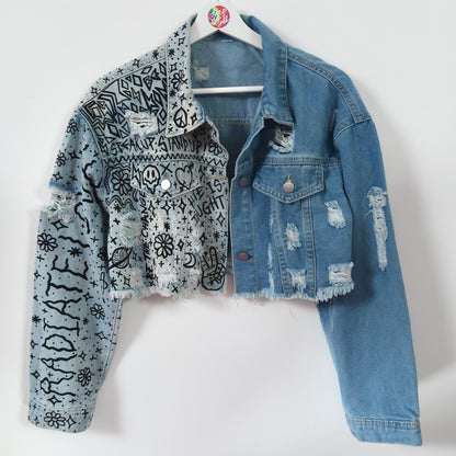the ‘heart on sleeve’ denim jacket