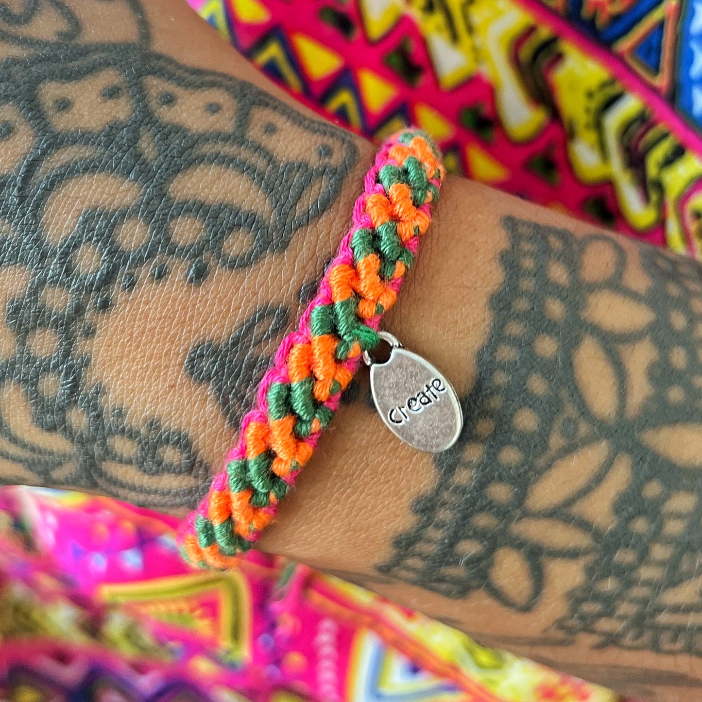 ‘create’ affirmation bracelet