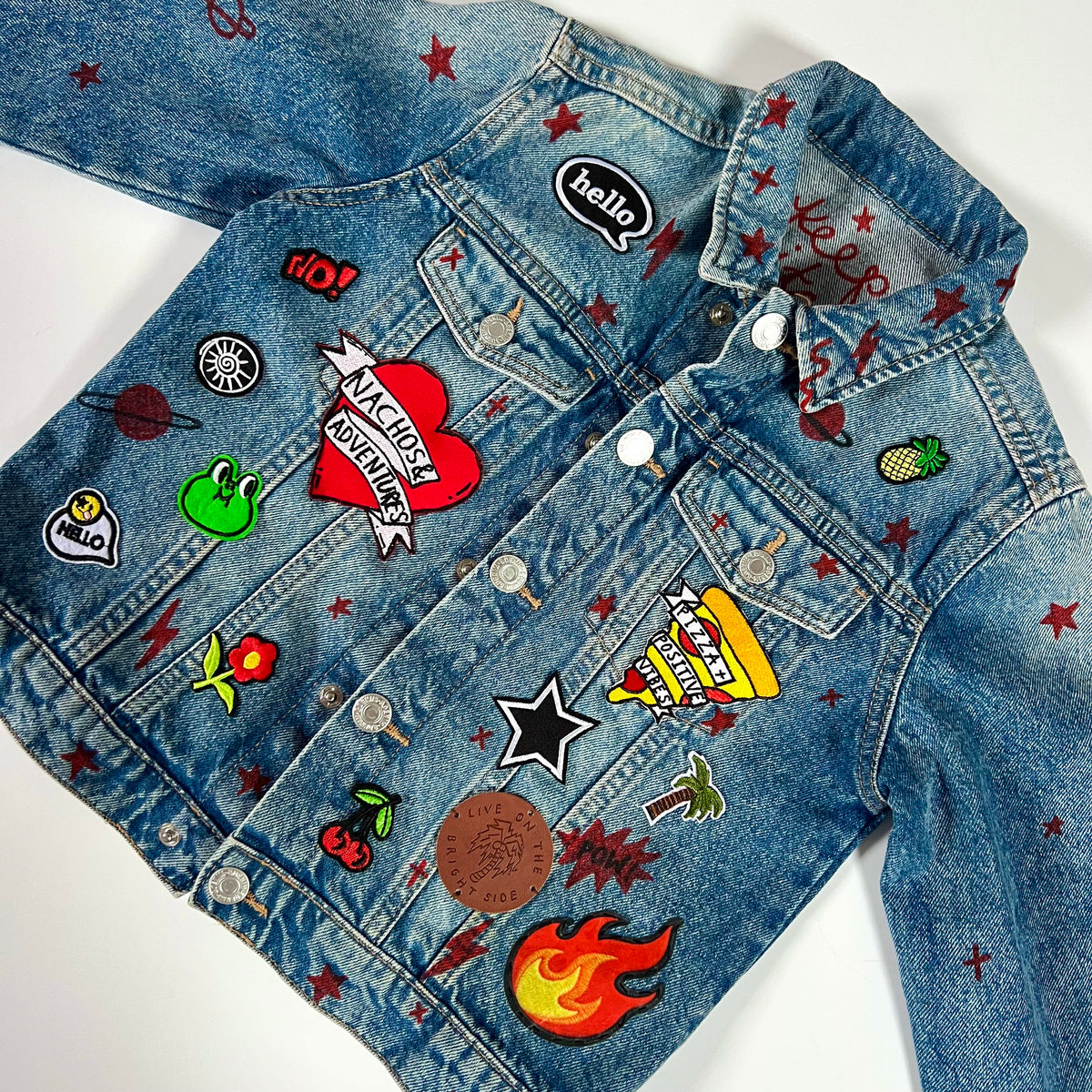 ‘rockstar’ kids denim jacket
