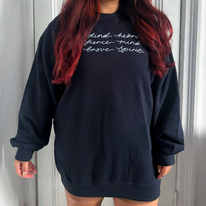 kind heart, fierce mind, brave spirit sweatshirt | 4 colours