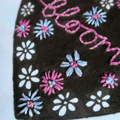 blooming tie dye hoodie