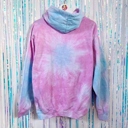 blooming tie dye hoodie