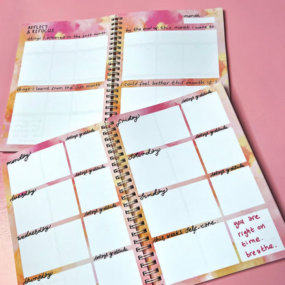the keep it bright diary | dateless weekly planner