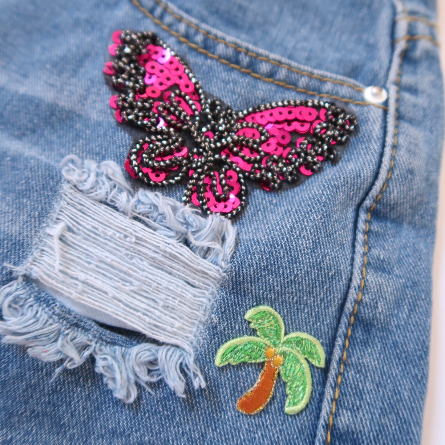 summer dream denim shorts