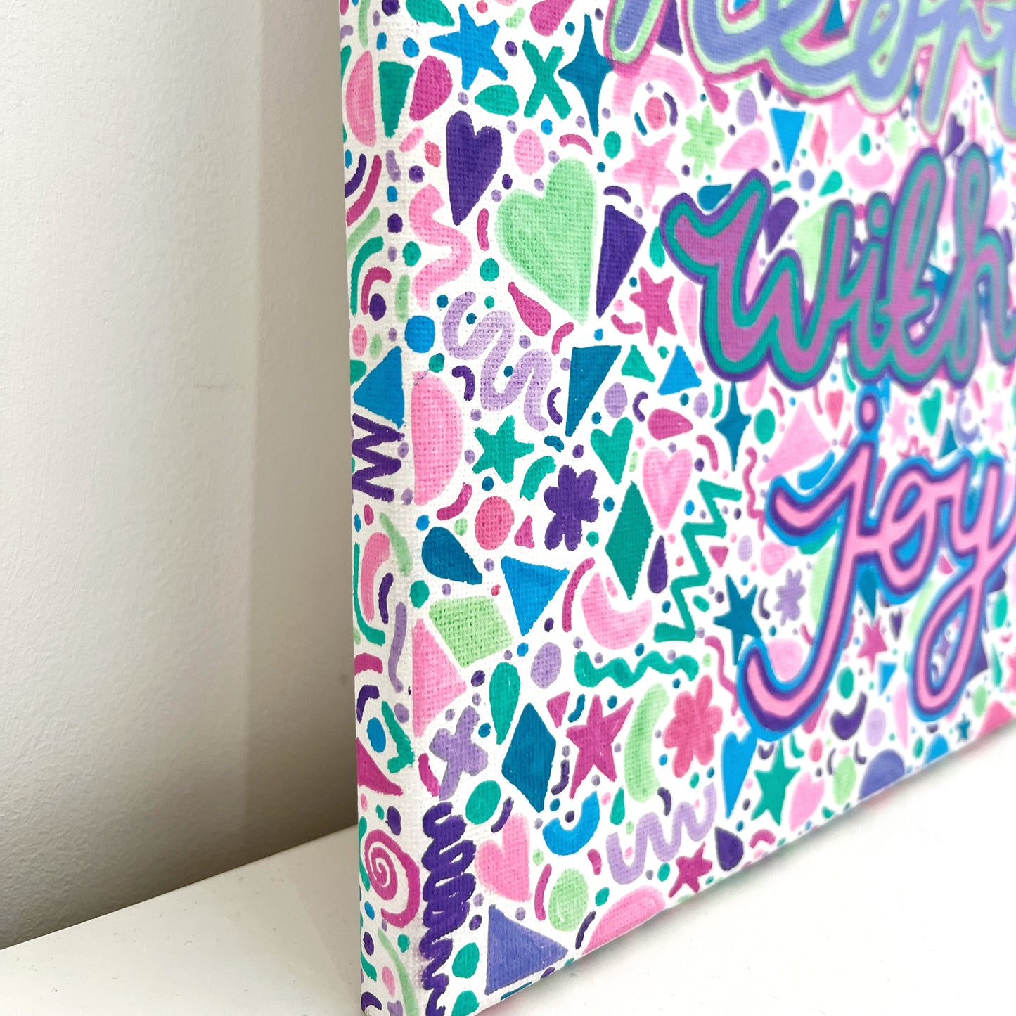 filling my heart with joy canvas