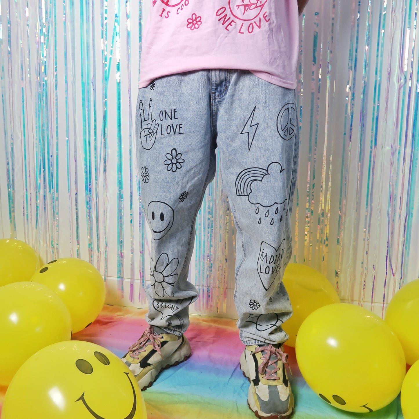 hippie heart jeans - v.2