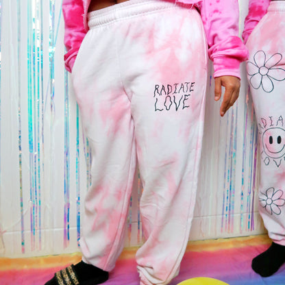 radiate love tie dye lounge pants | 5 colours