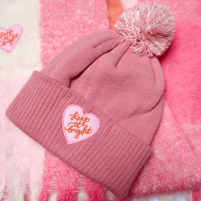keep it bright bobble hat