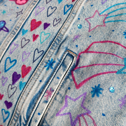 the ‘cosmic’ denim jacket