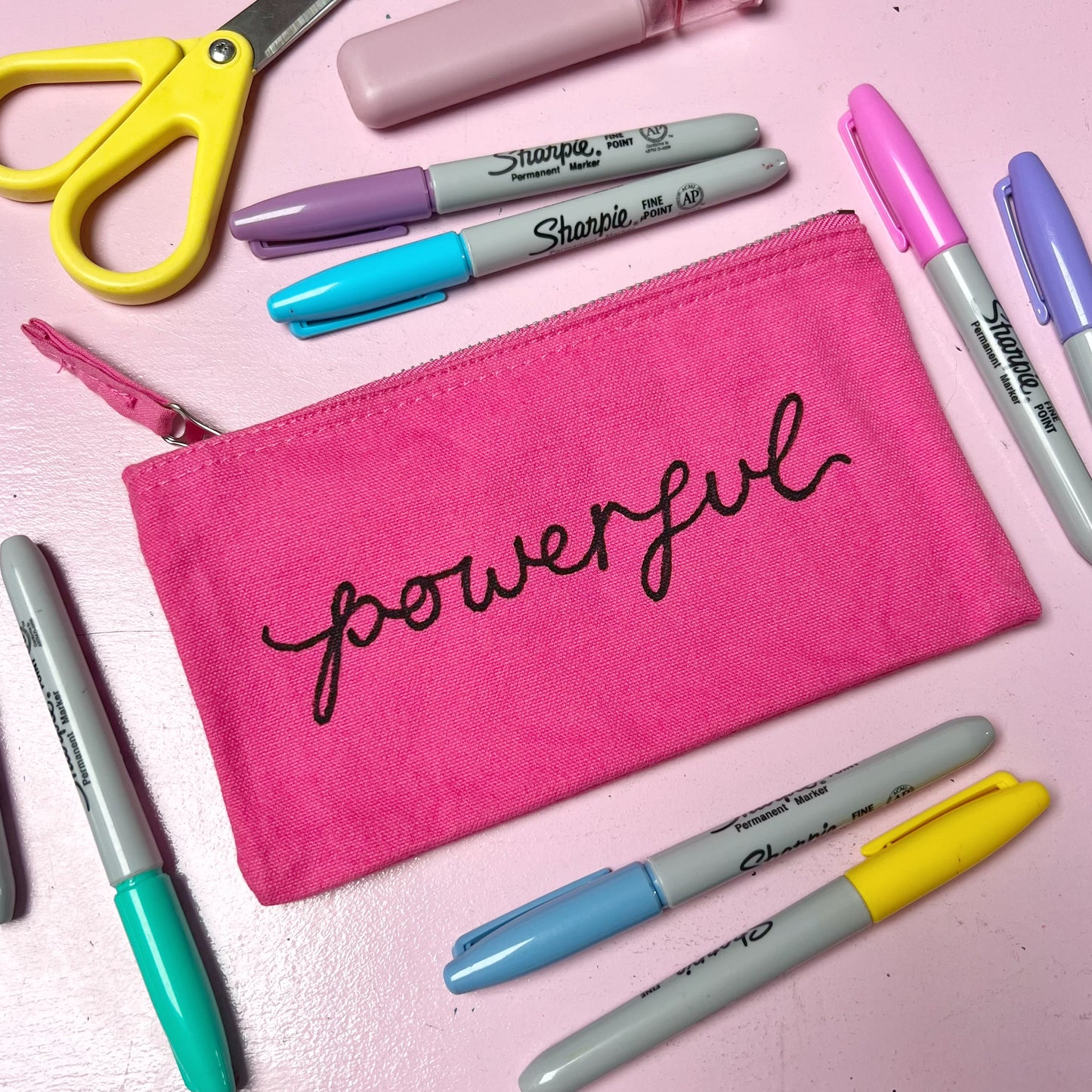 powerful zip pouch / purse