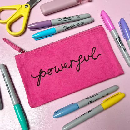 powerful zip pouch / purse