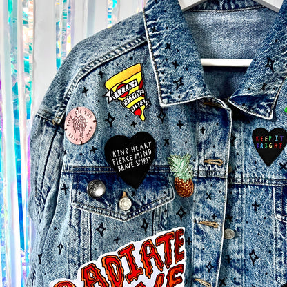 the ‘brave spirit’ denim jacket