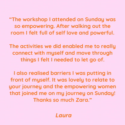 women's empowerment workshop | manchester | 19th september